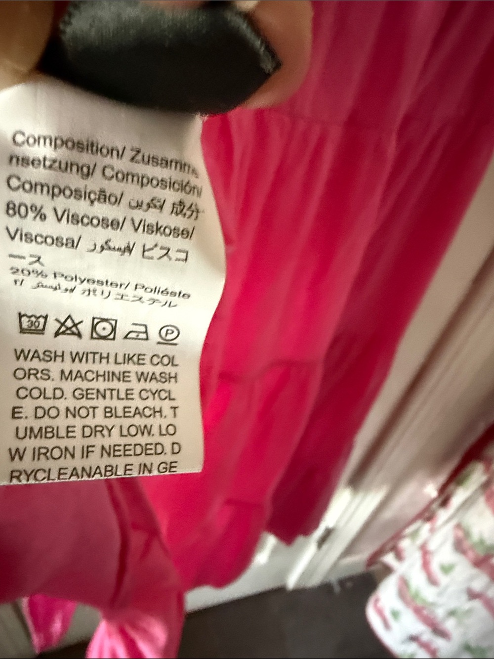 SHEIN Hot Pink Backless Halter Tiered Midi Dress - Picture 2 of 10
